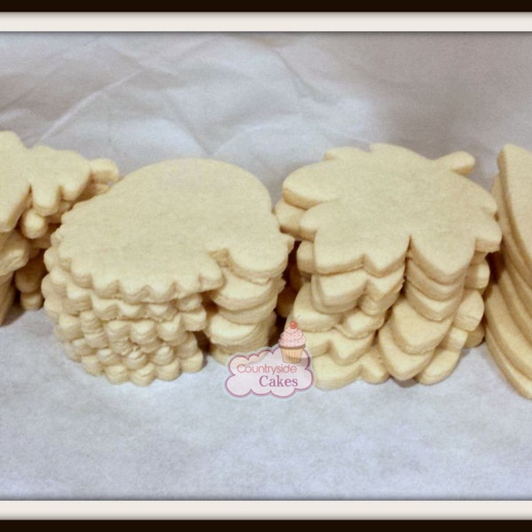 Undecorated Sugar Cookies Etsy