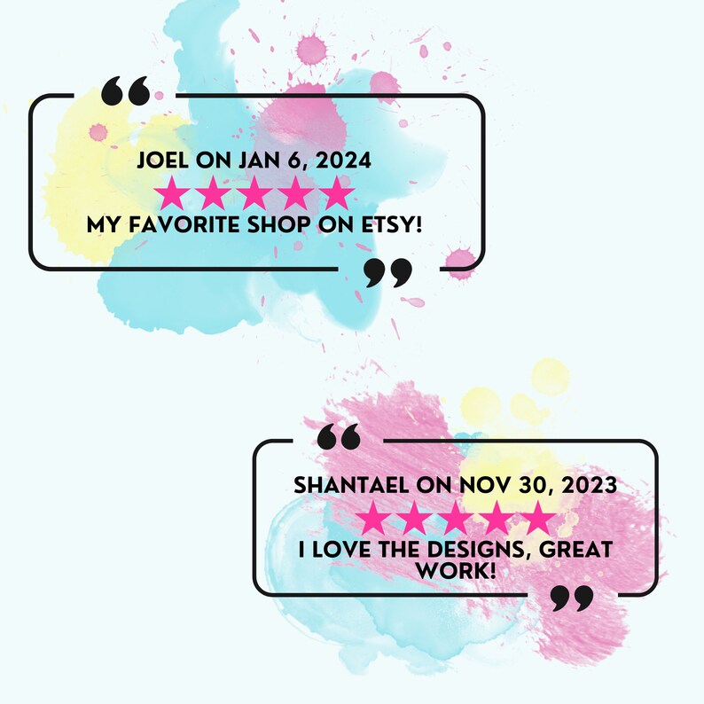 We strive for 5!
We want all our customers to be happy with thier purchases, please reach out with any questions or comments on our products.  We LOVE to Help!