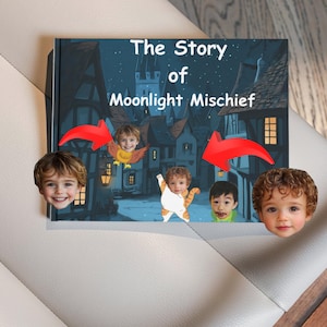 Personalisiertes Bilderbuch für Kinder, Personalisiertes Kinderfotobuch, Einzigartiges Andenken, Geschenk für Kinder, Personalisiertes Bilderbuch, Personalisiertes Babybuch