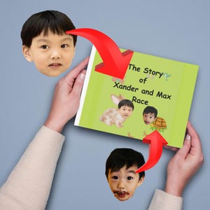 Personalisiertes Bilderbuch für Kinder, Personalisiertes Kinderfotobuch, Einzigartiges Andenken, Geschenk für Kinder, Personalisiertes Bilderbuch, Personalisiertes Babybuch