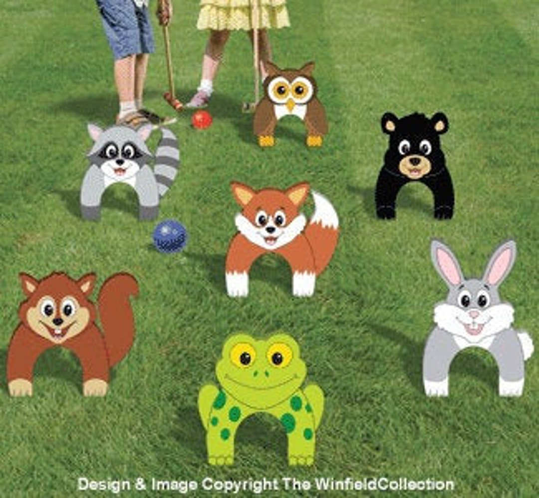 Patterns Only Animal Croquet Pattern Set Etsy