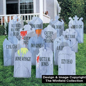 Pattern(s) Only! - Gravestones Woodcraft Pattern