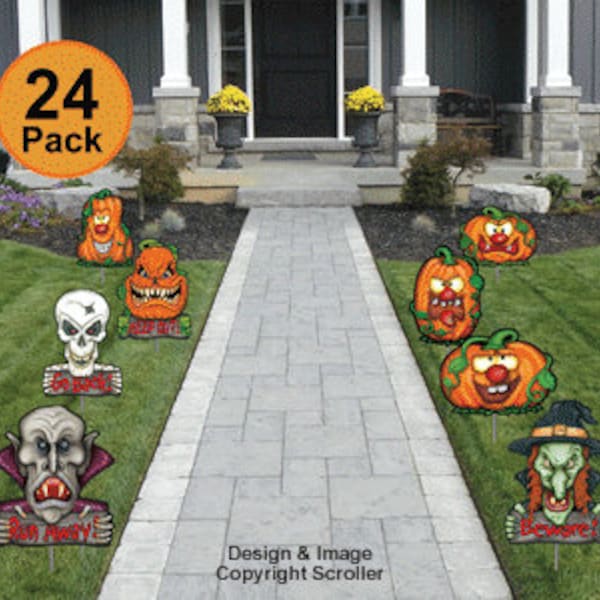 Halloween Yard Art Etsy