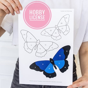 Butterfly Stained Glass Pattern: Beginner DIY Suncatcher (Digital Download)