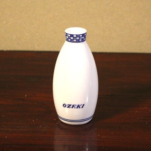 Ozeki Sake Pitcher Serving Jug Porcelain Bud Vase