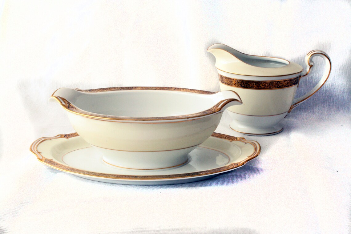 Vintage Noritake Japanese Dinnerware Set Etsy