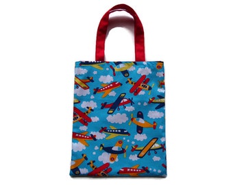 Airplane Gift Bag, Airplane Goodie Bag, Favor Bag