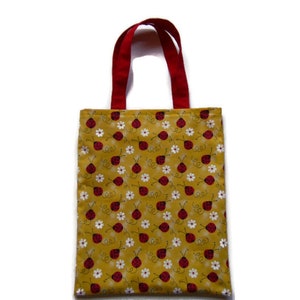 Ladybug Gift Bag, Ladybug Favor Bag, Ladybug Goodie Bag