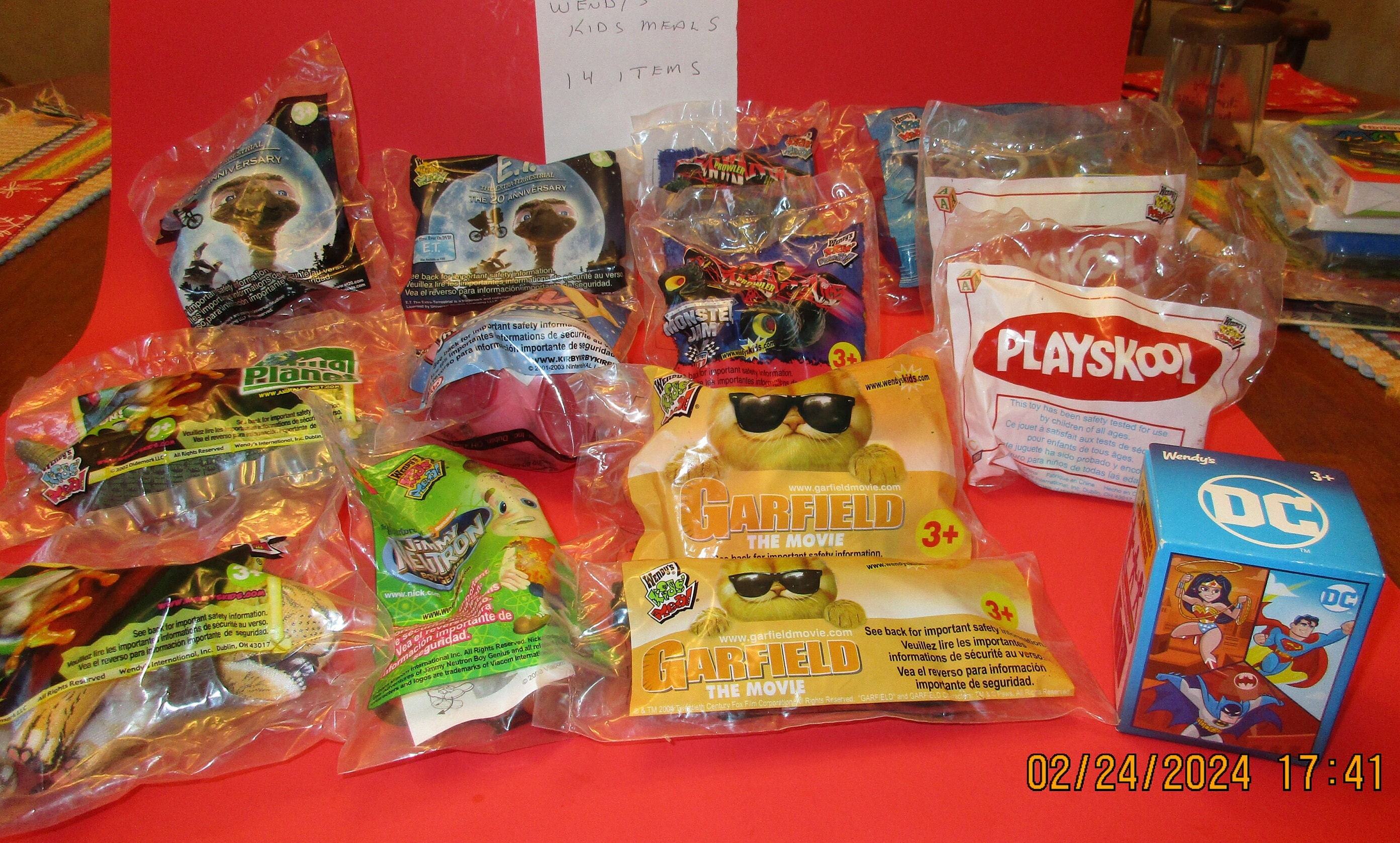 Wendys Kids Meals (14) Unopened/unused Circa 2000's - Etsy