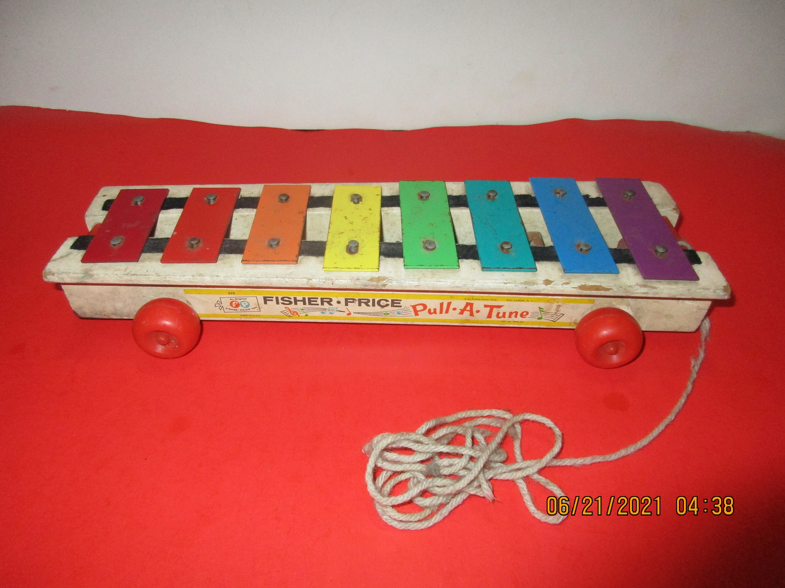 PullaTune FisherPrice musical pull toy circa 1960's Etsy