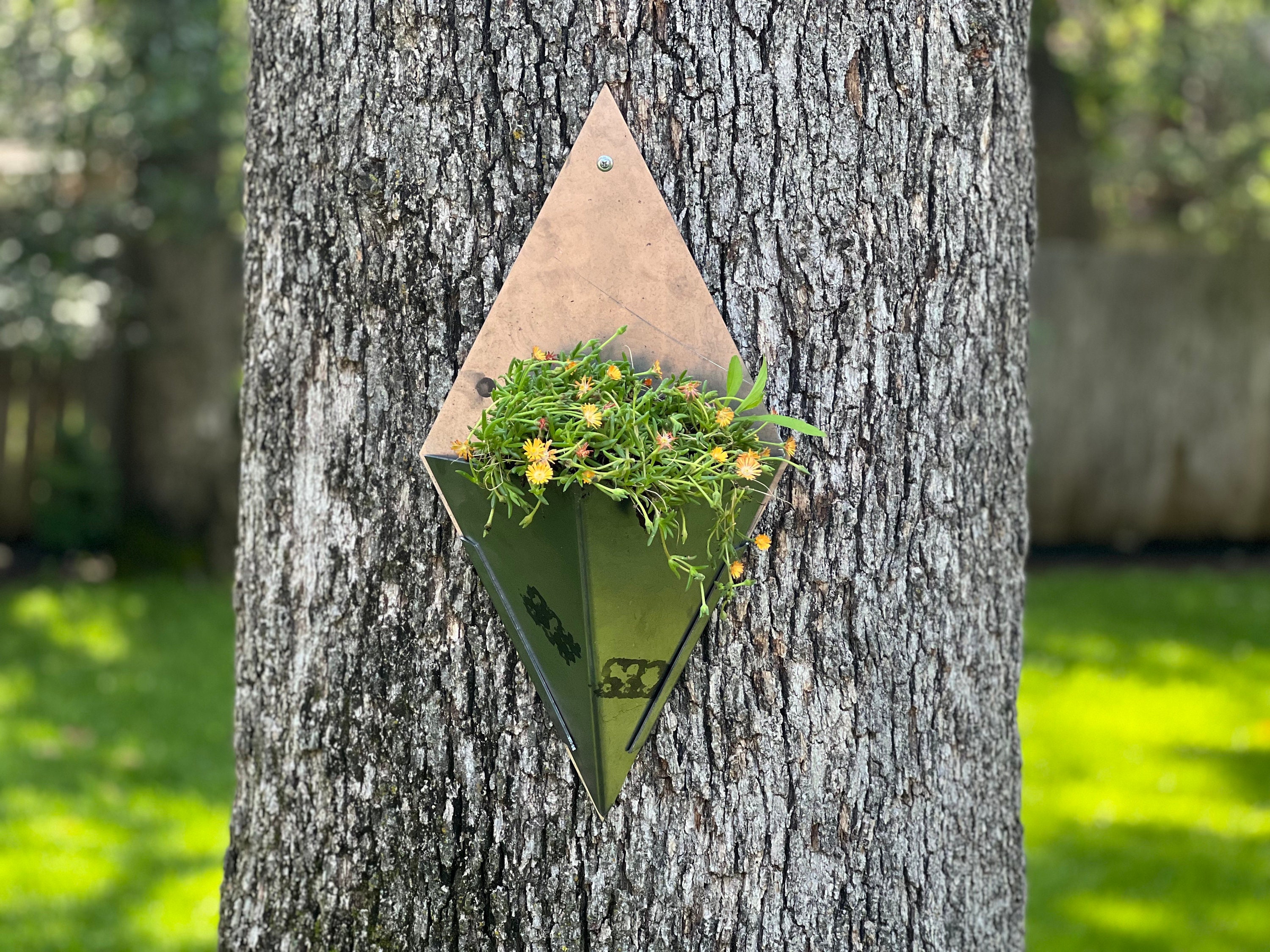 Green Wall Planters - Etsy