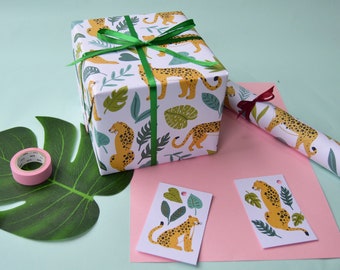 Jungle Leopard Wrapping Paper