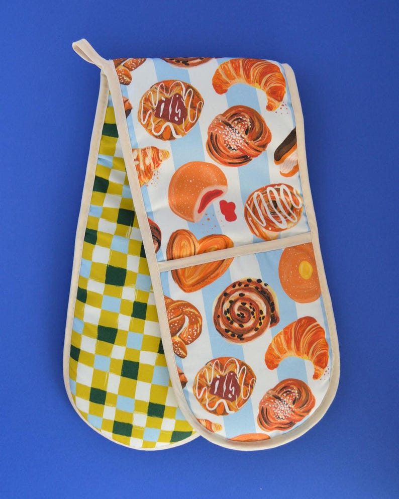 Bakery & Sweet Treats Organic Cotton Oven Gloves