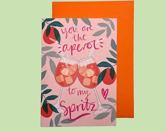 Vous êtes l'apéritif de ma carte de spritz.