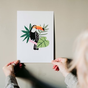 Toucan Jungle Art Print image 3