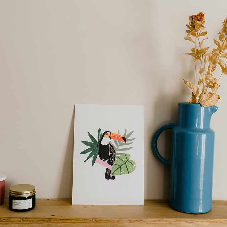 Toucan Jungle Art Print image 2