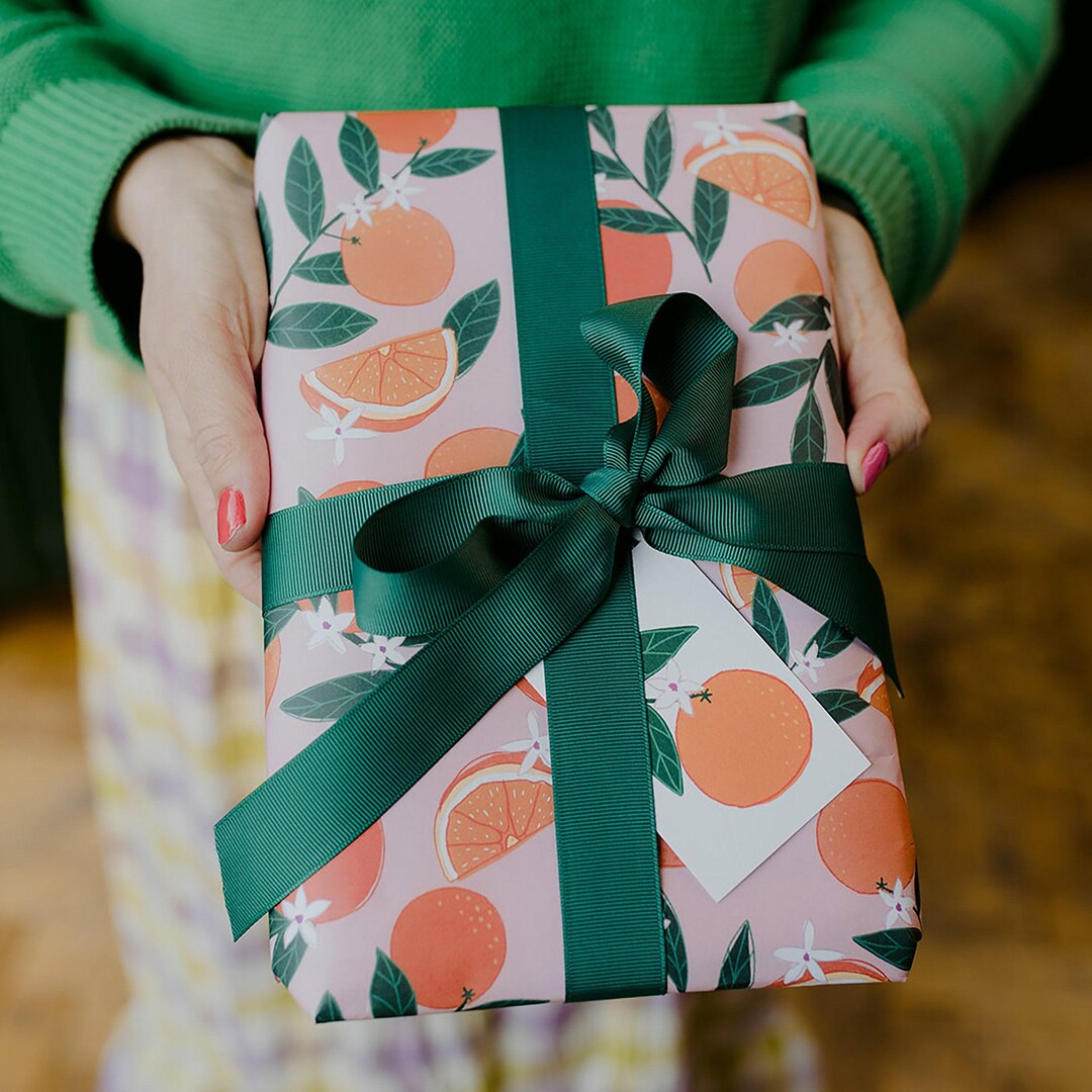 Sevilla Oranges Wrapping Paper - Etsy