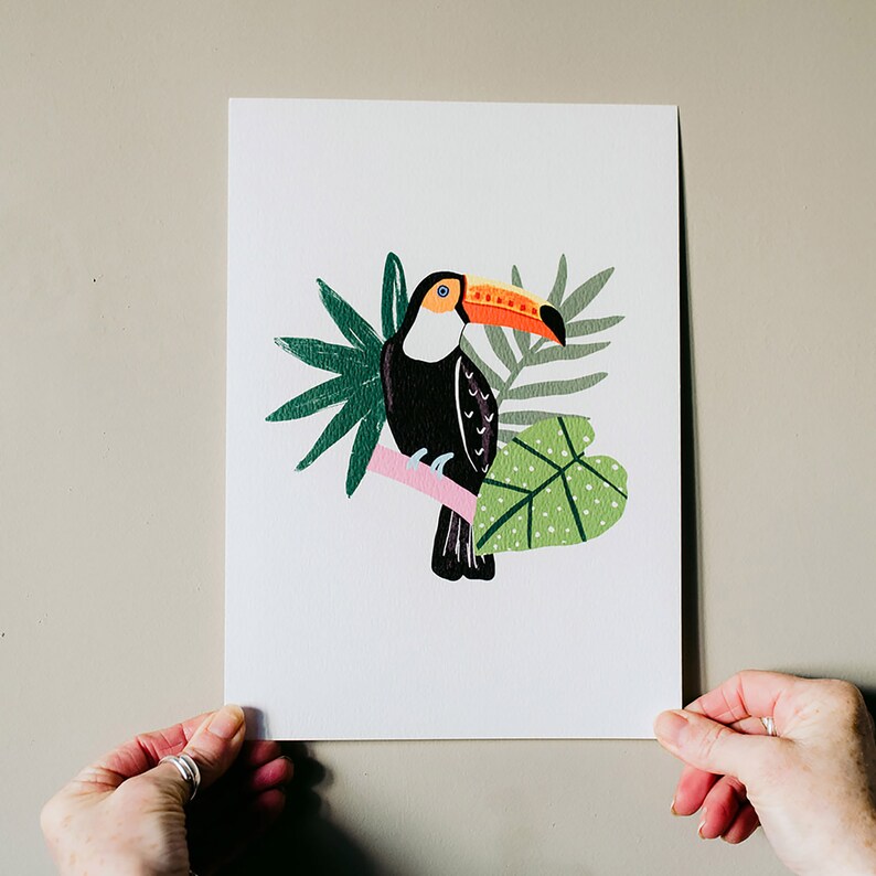 Toucan Jungle Art Print image 6