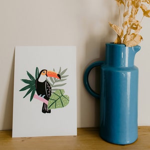 Toucan Jungle Art Print image 5