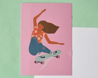 Skater Girl art print