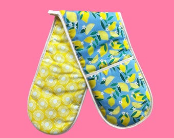 Sorrento Lemons Organic Cotton oven gloves