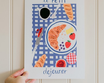 Le Petit Dejeuner Breakfast Art Print