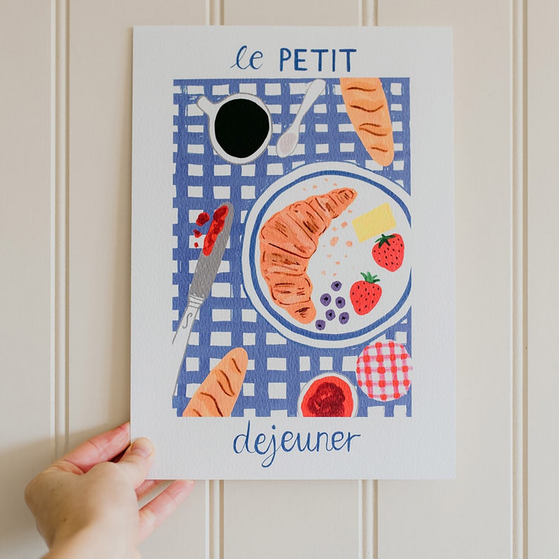 Le Petit Dejeuner Breakfast Art Print image 1