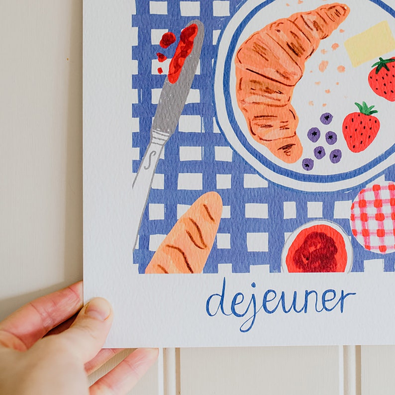 Le Petit Dejeuner Breakfast Art Print image 3