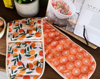 Sevilla Oranges Organic Cotton oven gloves