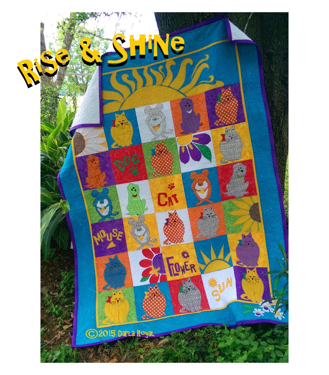 PDF Quilting Pattern Rise and Shine Child Size Quilt Baby Quilt Etsy