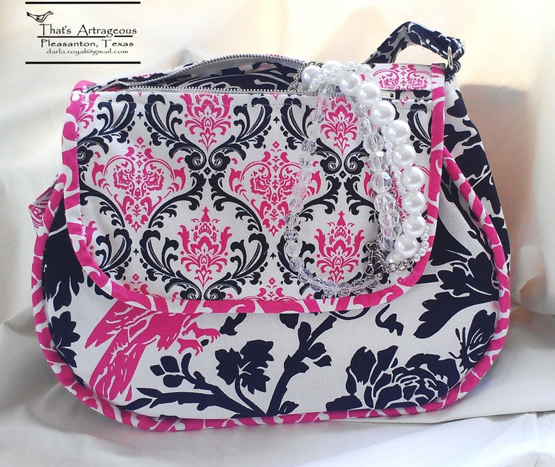 PDF Instant Download Sewing Pattern Aww, Chiflada Purse Pattern image 1