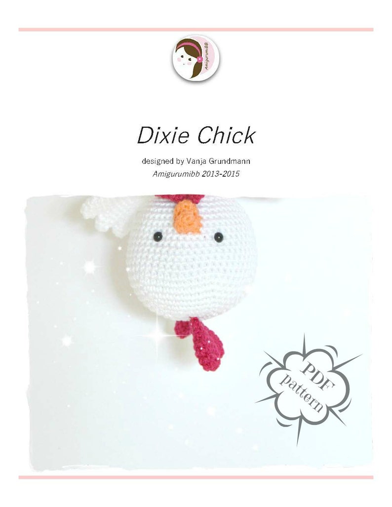 Dixie Chick pattern by AmigurumiBB image 1