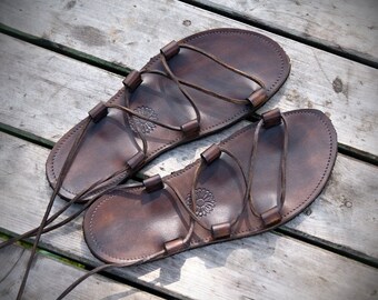 Flexible Zero Drop Leather Sandals - Flexi