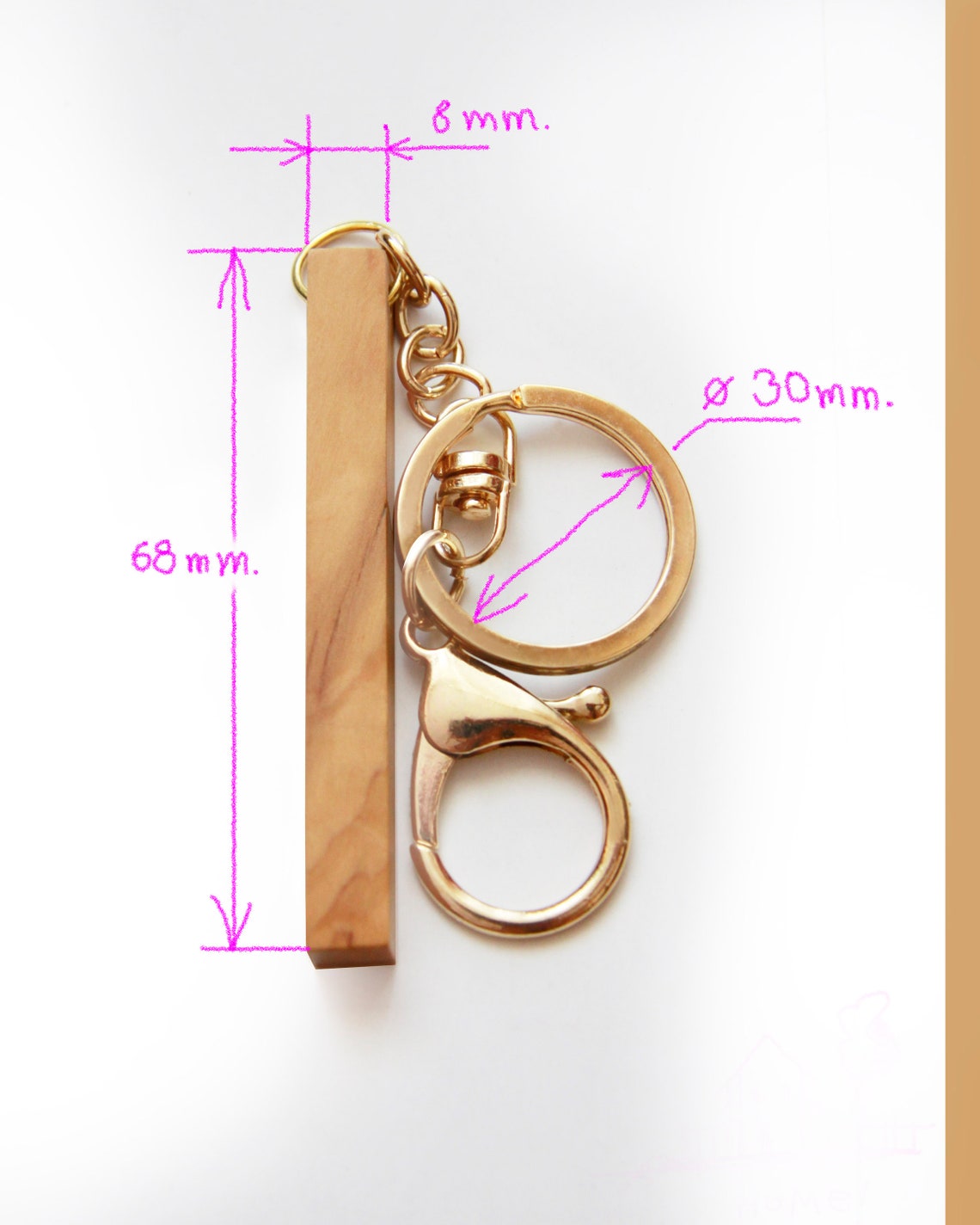 Keychain Wedding Favor Keychain Olive Wood Engraved Keychain Etsy