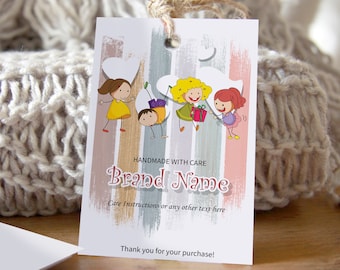 Custom Toys Hang Tags: Handmade Clothing Labels, Product Tags