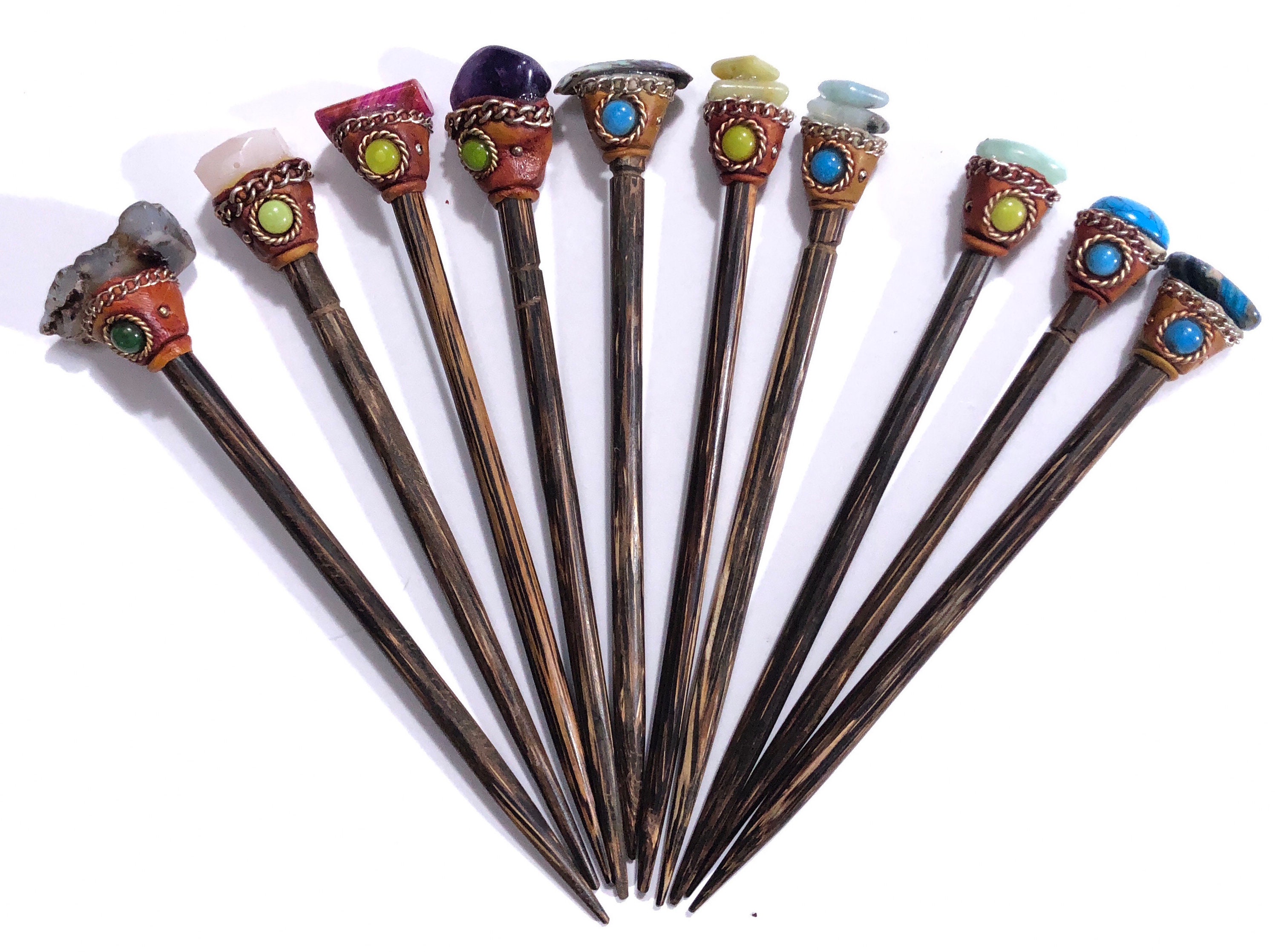 Hairsticks Hair Sticks Hair Stix Unique hair stick Gift Etsy