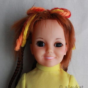 Vintage 17&quot; Ideal Crissy Doll With Butterfly Pull String