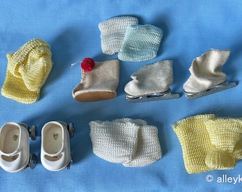 Lot of Vintage Socks and Footwear for Vogue Ginny Dolls