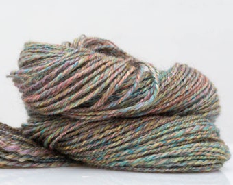 Handspun 'Ceffylau Bach' from John Arbon Fibre Silk Wensleydale Blueface