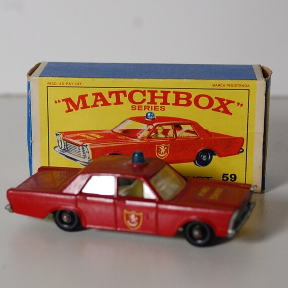 matchbox 59 fire chief car