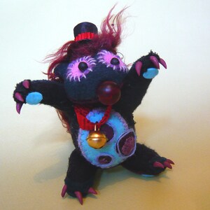 Funky Funny WEREWOLF! With tophat and all!