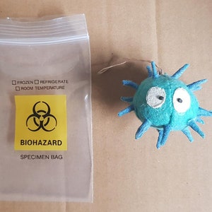 Little Herpes-Virus in a biohazard bag!