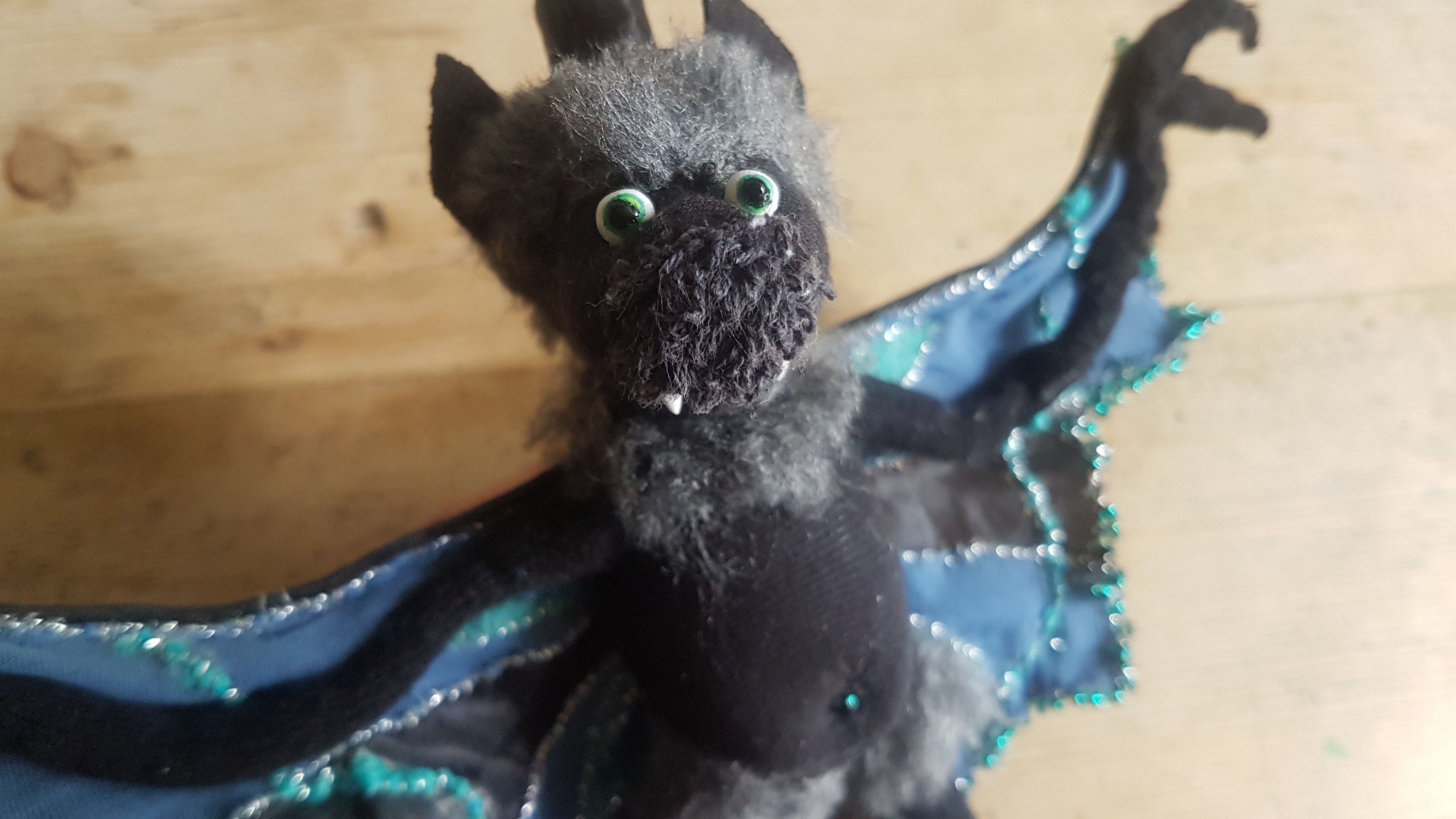 Cute Little Vampire Bat Hanging Upside Down With Etsy UK