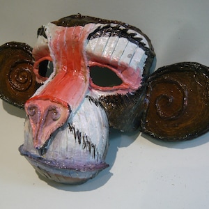 MONKEY MASK, Monkey- journey to the west, Mandrill Mask, paper mask!