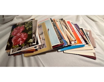 Vintage Postcard Lot Travel Gatlinburg Texas New Mexico Arizona Wyoming Art