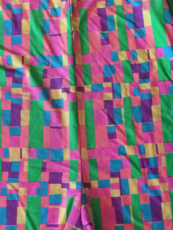 Super bright pattern stretchy romper - image 3