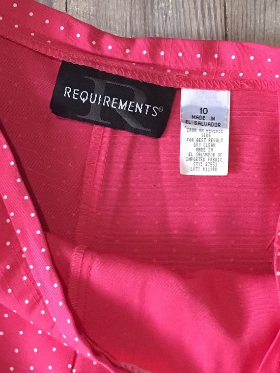 Polka dot high waisted trousers - image 4