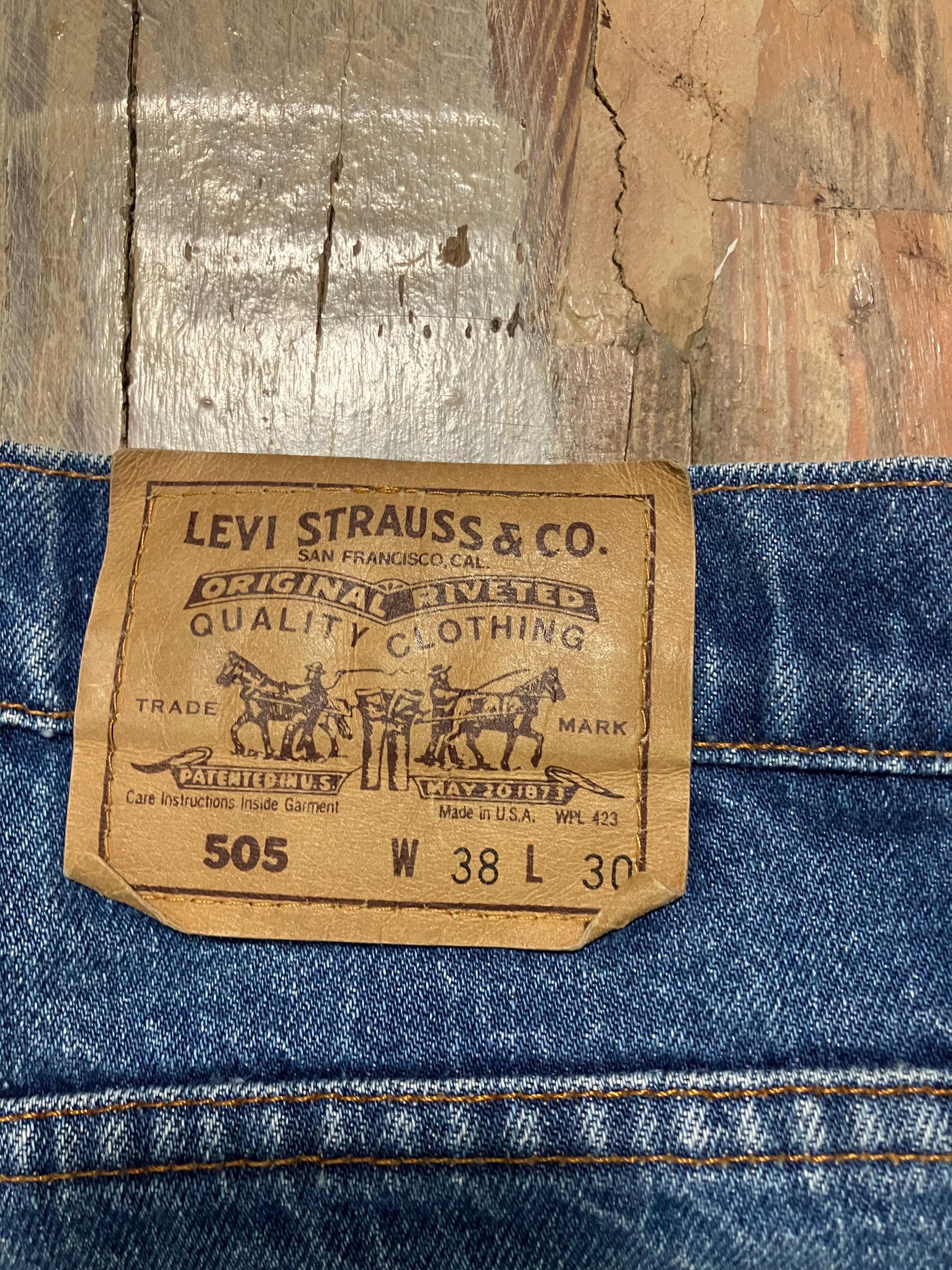 Levi's Orange Tab 505 - Etsy