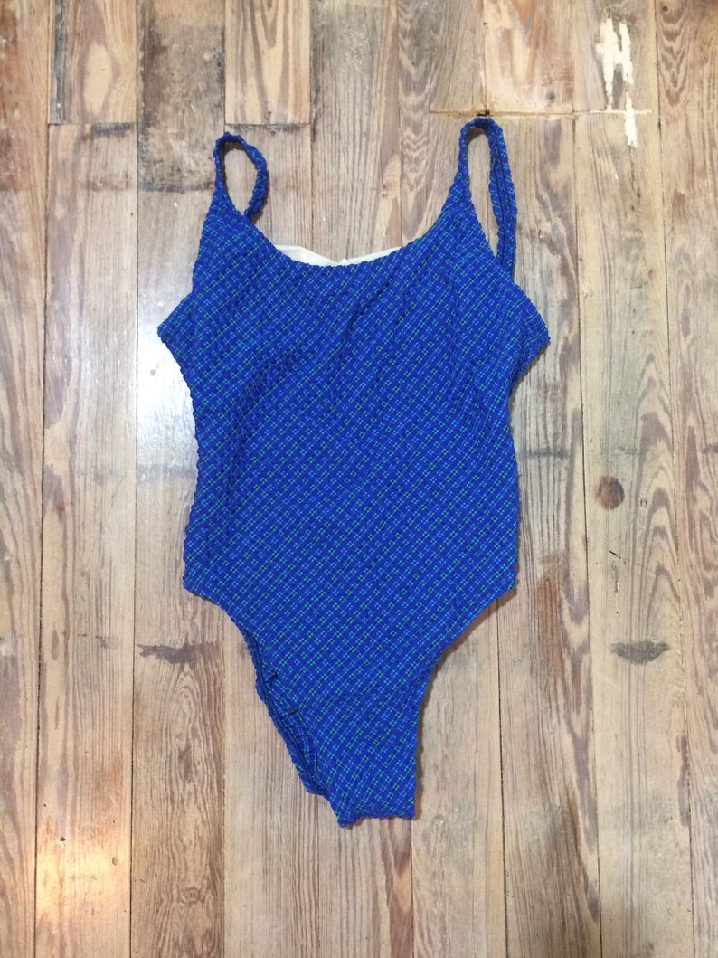 Vintage quilted swim suit image 1