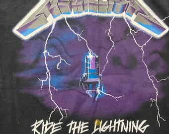 Metallica ride the lightning tee